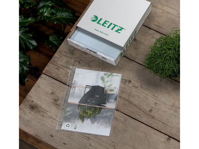 Plastficka LEITZ recycled A4 0,09 100/fp